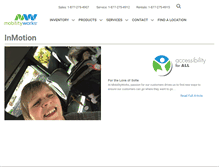 Tablet Screenshot of mobilityworks.com